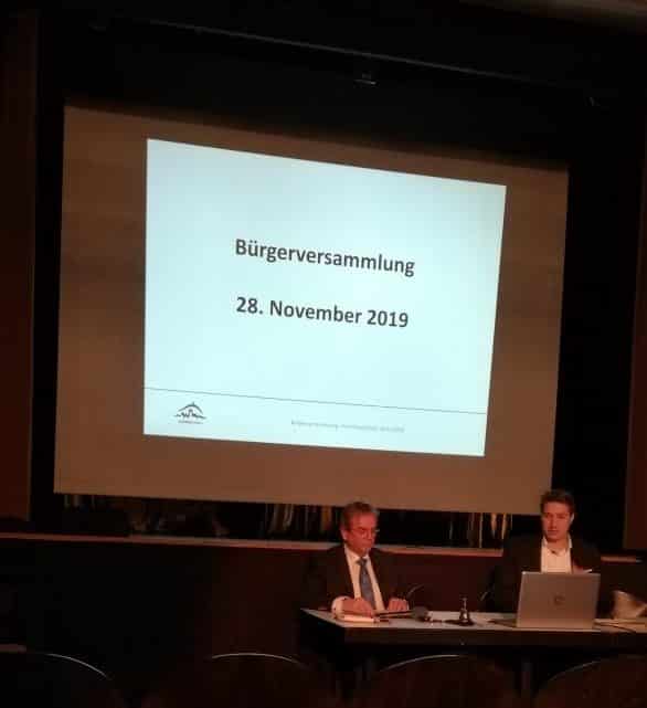 Bürgerversammlung Homberg 28.11.2019