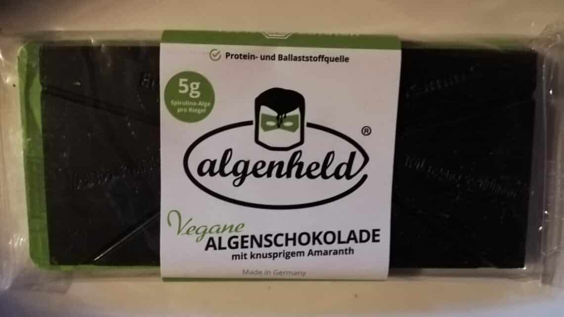 Produkttest: “Algenheld” – vegane Algenschokolade der Algenladen GmbH